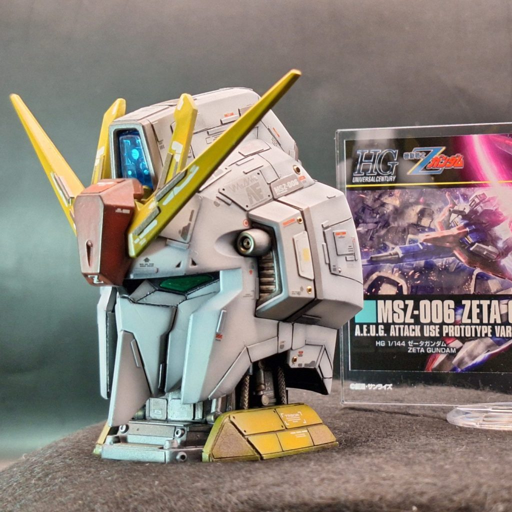 なんちゃってRG”Zガンダムヘッド”｜マ～房さんのガンプラ作品｜GUNSTA