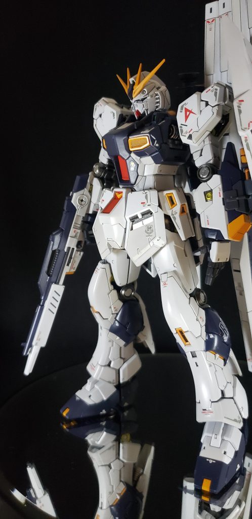 今回はトップコートは半光沢にしました