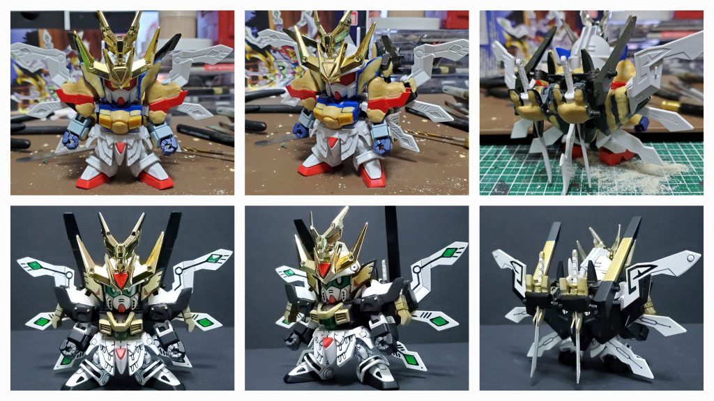 爆王の形になるようにパテで成形していきました。