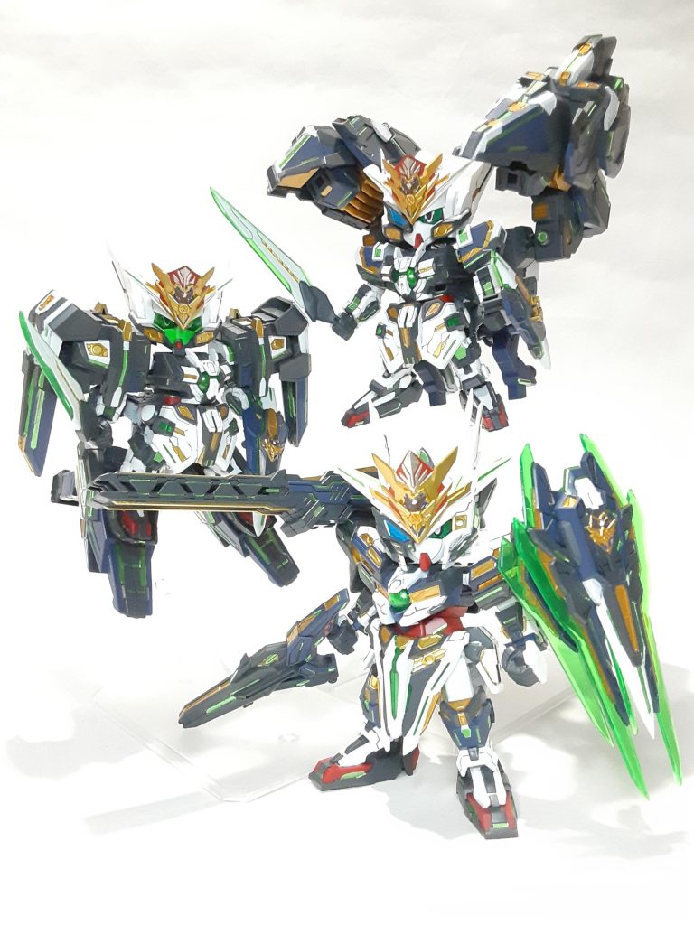 『チームGF』今回制作した3体を並べてみました