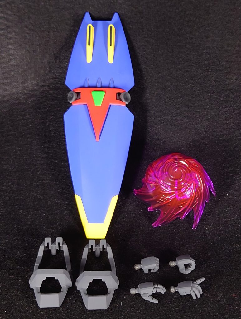 各種付属パーツ撮影では使用しませんでしたが新しいGガン系は手のパターンが複数あって嬉しいですね。両手分あると更に嬉しいですが。エフェクトパーツはあと9個あれば豪熱マシンガンパンチの再現も出来ますね。エフェクトパーツだけ個別で欲しい。