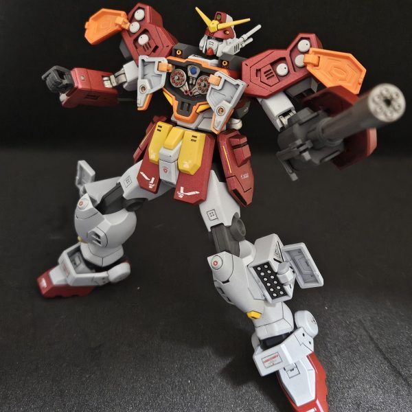 出張帰宅後プラモ依存性からのヘビーアームズ全塗装