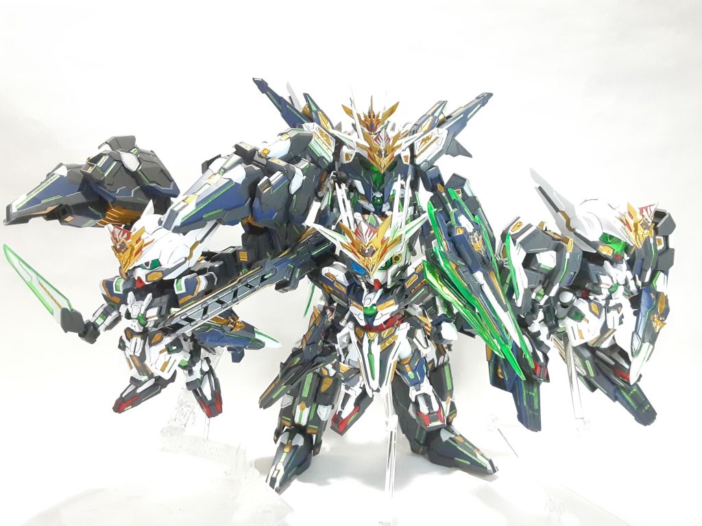 今まで制作したチームGFを並べてこの並びがやりたかった…！！