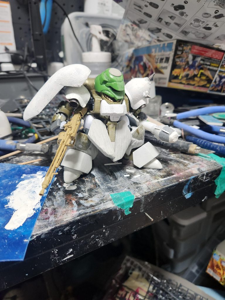 サフ前ほとんどパテ整形🫠