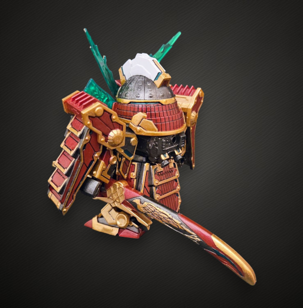 SD78代目武者ガンダム兜飾り仕様–3枚目/制作者：ぴっとみん