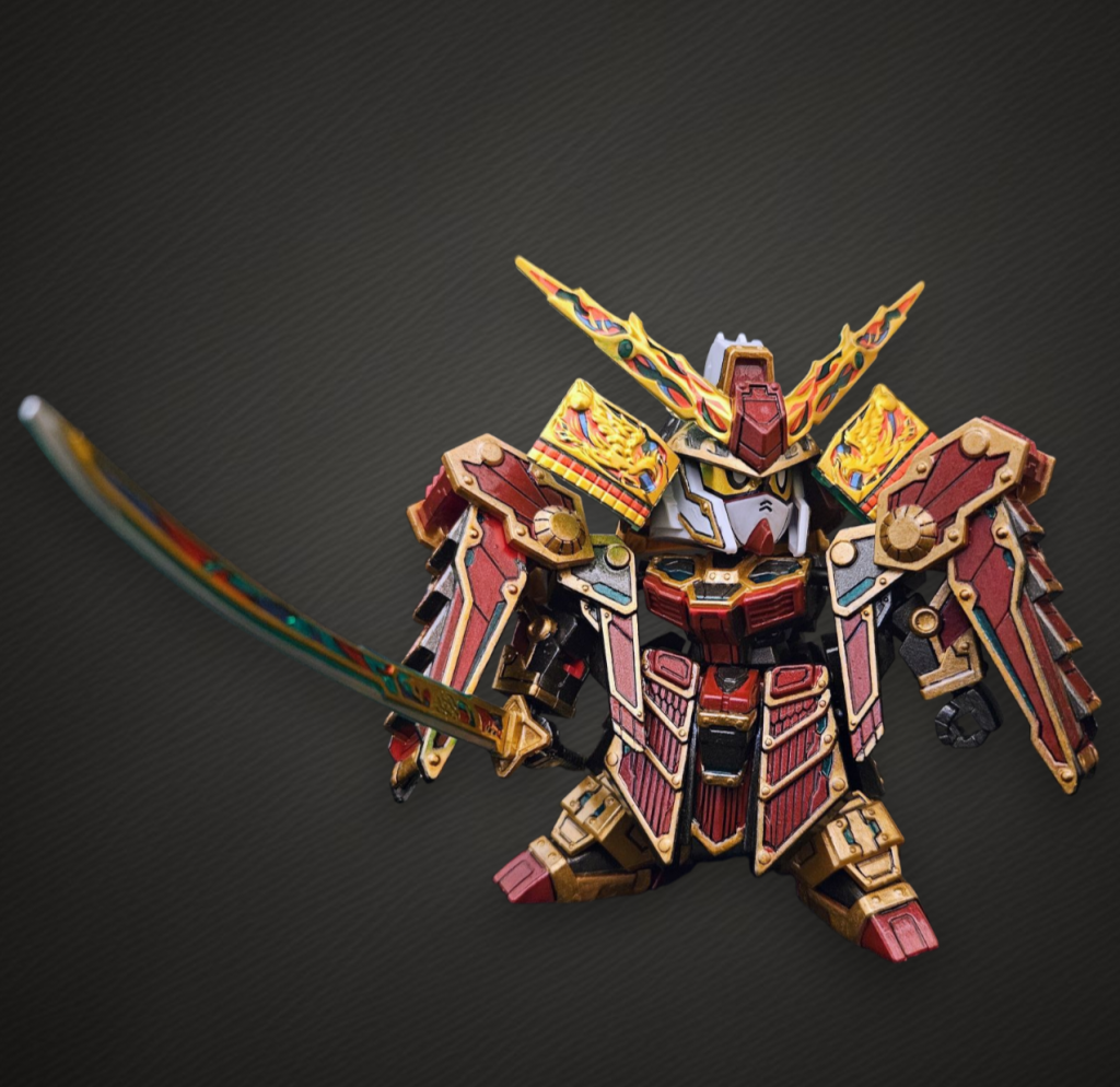 SD78代目武者ガンダム兜飾り仕様–4枚目/制作者：ぴっとみん