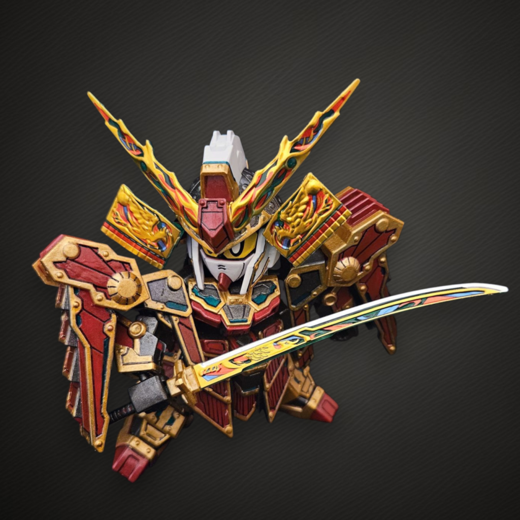 SD78代目武者ガンダム兜飾り仕様–5枚目/制作者：ぴっとみん