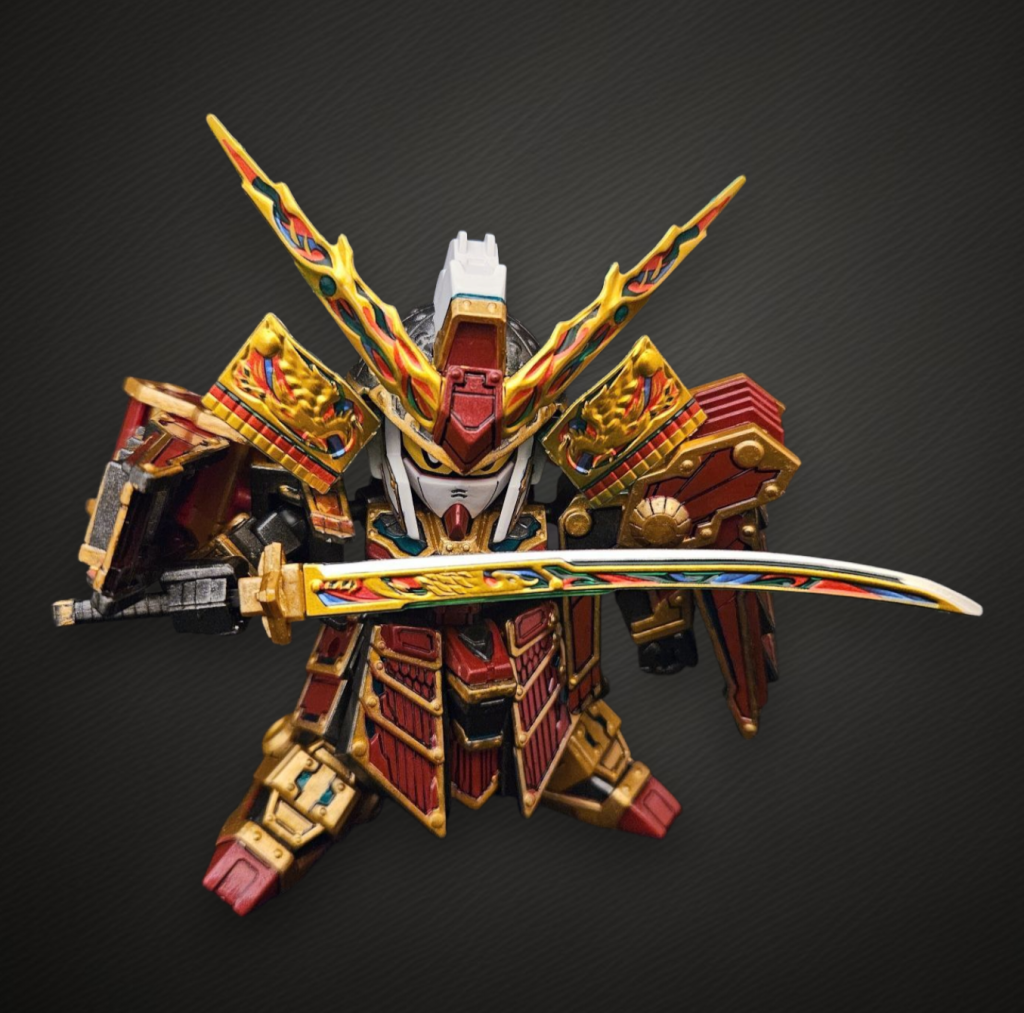 SD78代目武者ガンダム兜飾り仕様–7枚目/制作者：ぴっとみん