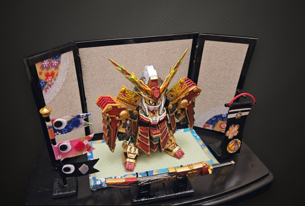 SD78代目武者ガンダム兜飾り仕様–8枚目/制作者：ぴっとみん