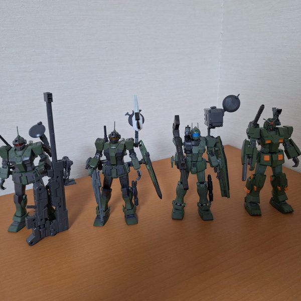 地球連邦陸軍特殊作戦群狙撃小隊です。