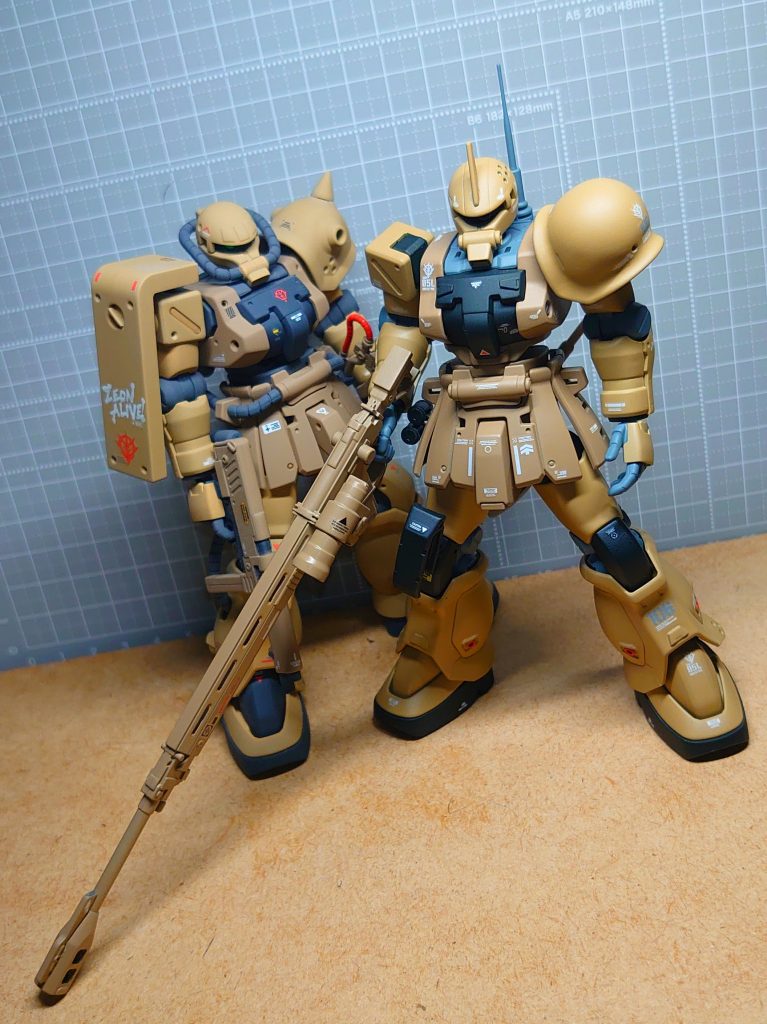 F2(残党仕様)との比較。今回もご覧いただきありがとうございました！