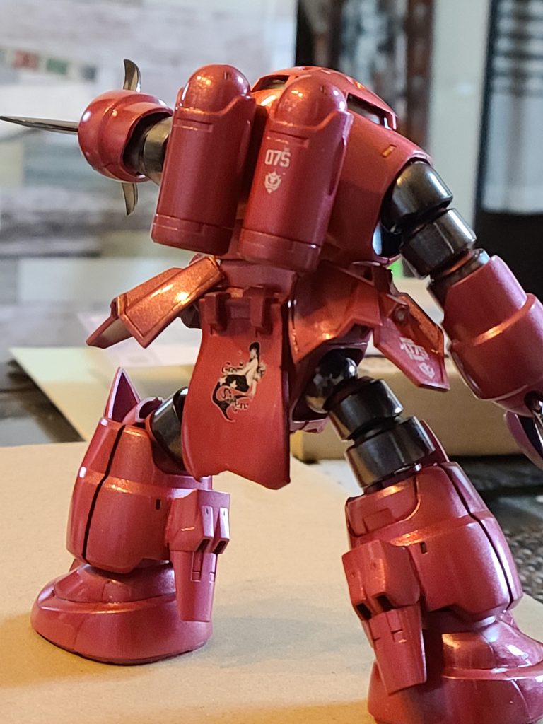 ミキシング MSM07 シャア専用ズゴック メタリック&ミラーメッキ塗装&電飾–2枚目/制作者:@凛1129