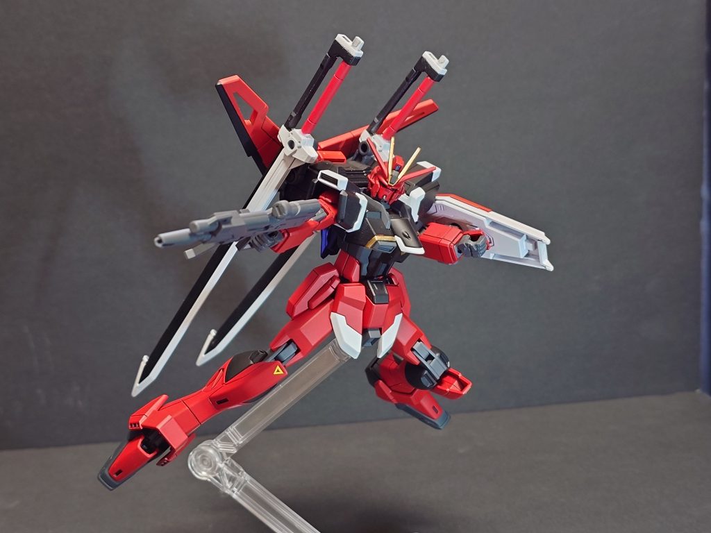 最後はブラストインパルスでもしたタイトルバックのイメージ 今回はソードインパルスSPECⅡを製作しましたが同じやつを続けて組むと楽なんですがマンネリが来てしまって雑になりがちなので今後はなるべく続けないように気を付けたいですね。次回は最後となるフォースインパルスSPECⅡの投稿を予定しております。完成はしているので1週間以内には投稿をと考えています。 ご覧いただきありがとうございました。