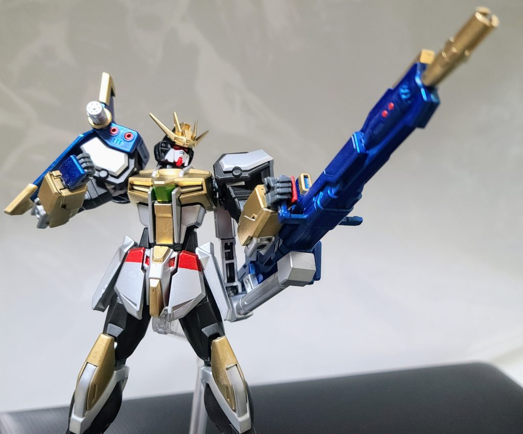 ストームランチャーストライクキットの仕様上ロッドではなくバスターライフルになっていますｗ