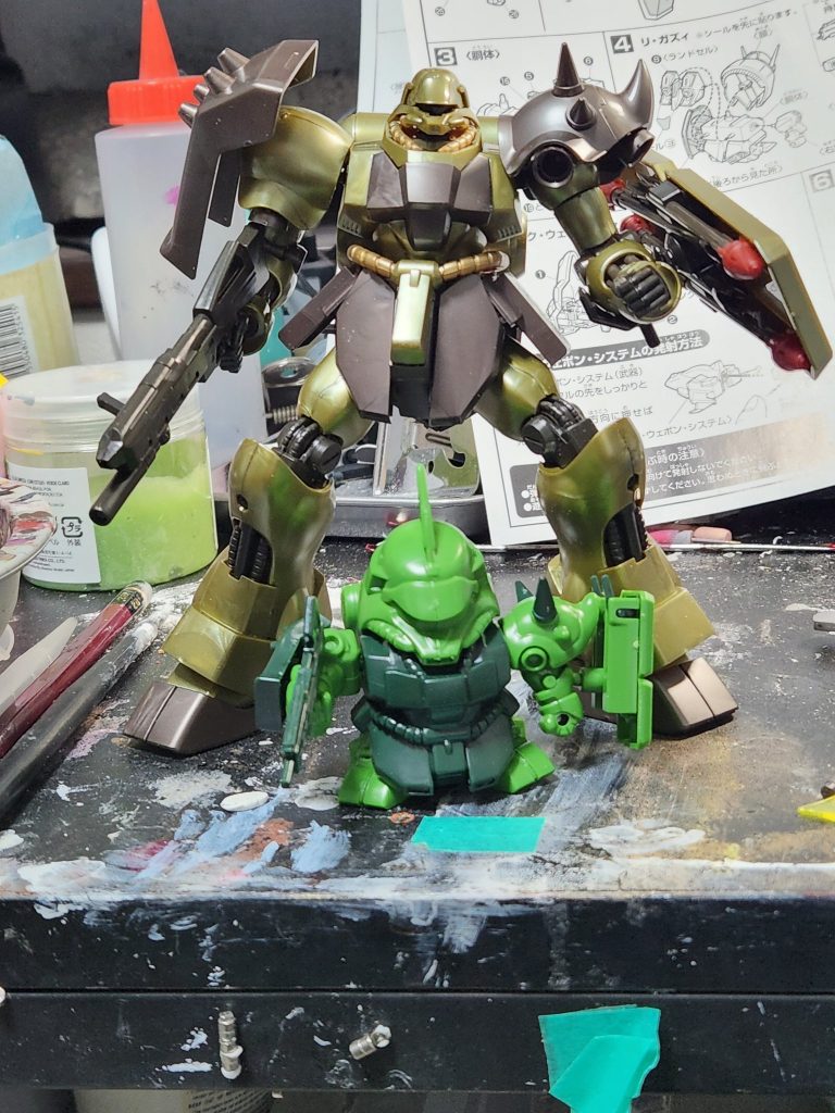 素体地味に限定カラーギラ・ドーガ使用普通のが手に入らないからしょうがなし