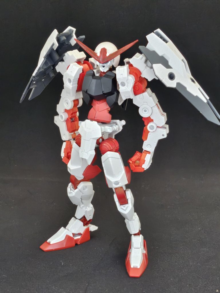 正面角が大きすぎて肩アーマーが上げられなかった💦