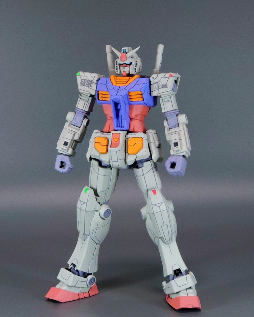 武装無し状態。間接色の色相がちょっと強かったかも？