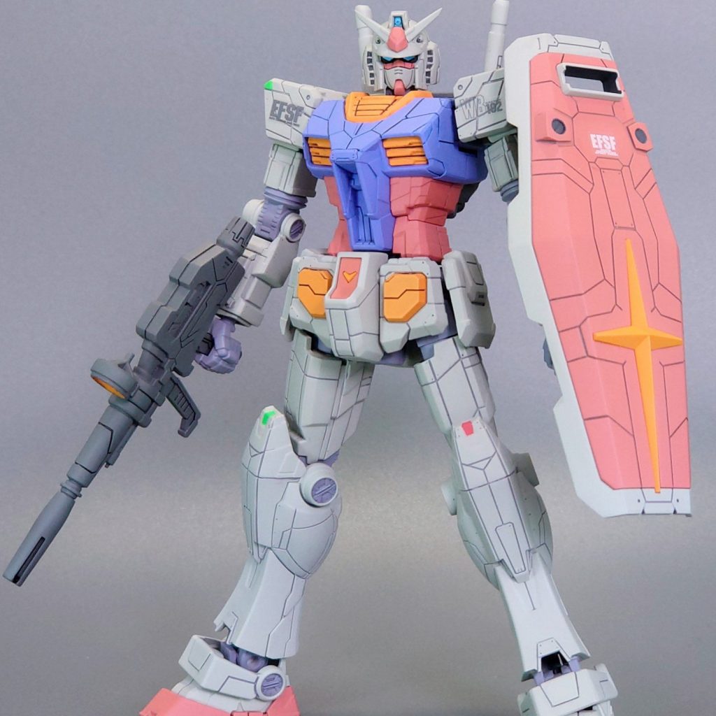 1/144 RX-78F00/E ガンダム 全塗装 ガンプラ完成品 1/144 RX-78F00/E ガンダム 全塗装 ガンプラ完成品 - メルカリ
