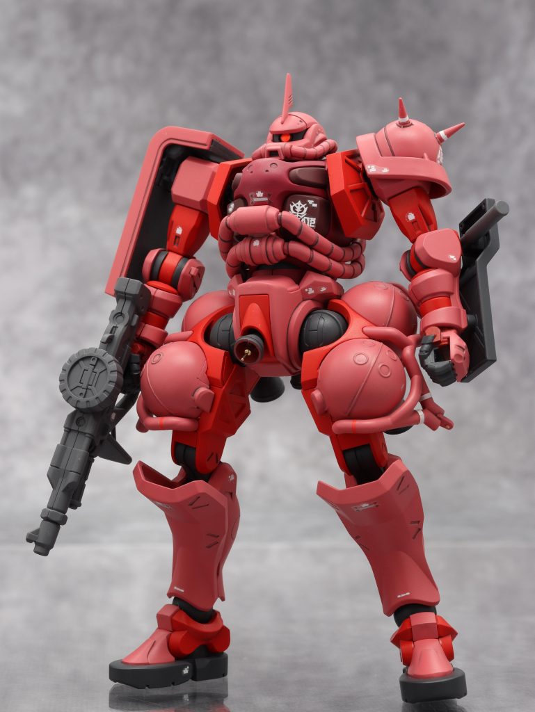 HG 1/144 シャア専用ザク（軍警ザク改造）–2枚目/制作者：FUZITAKU