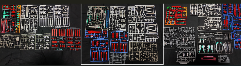 今回も、ランナーに塗ってから切る！