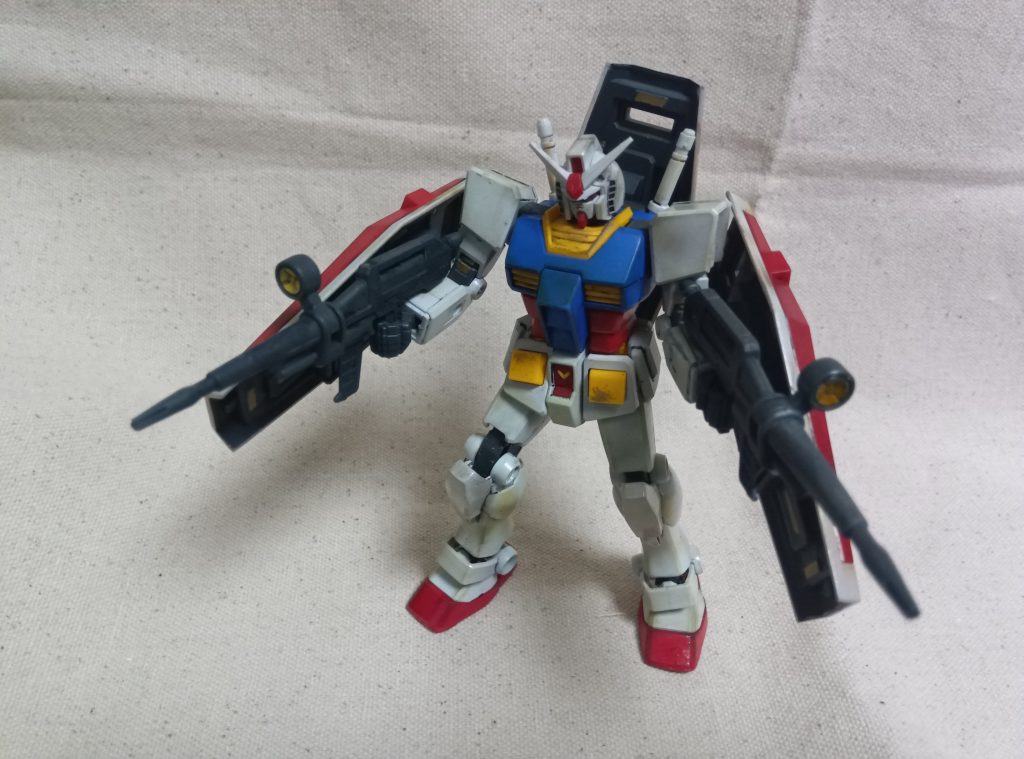 今まで作ったＥＧガンダムの武装…。持ちきれません。
