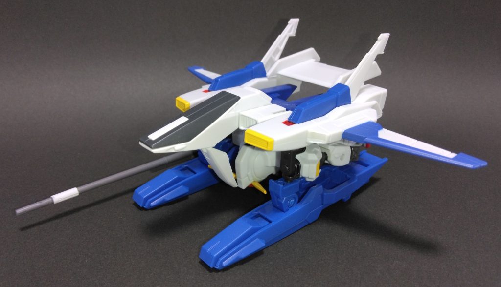 Gフレームで再現できたGフライヤーはオマケみたいなもの…というかムリヤリなナンチャッテ再現でヘッドカバーも開かないため、HGUCのコアファイターを使用しました。
