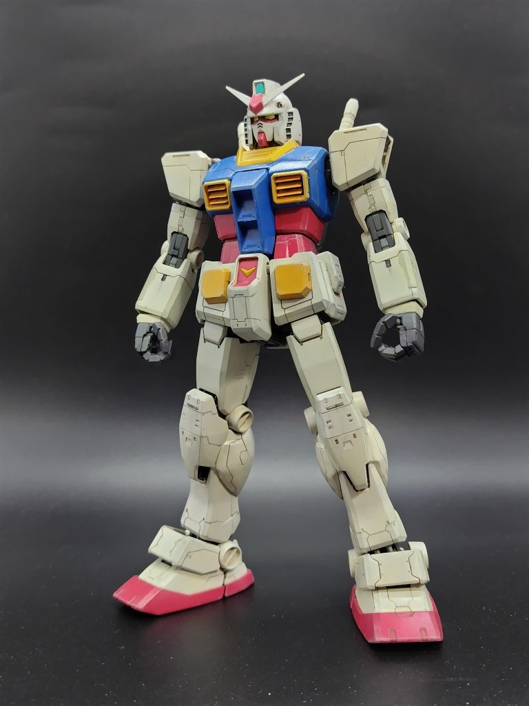 このキット元は空気遠近法とやらで色がうすーいのです。あまりにうすーいのでちょっと濃い目にしました。でもピンクといえばピンク。