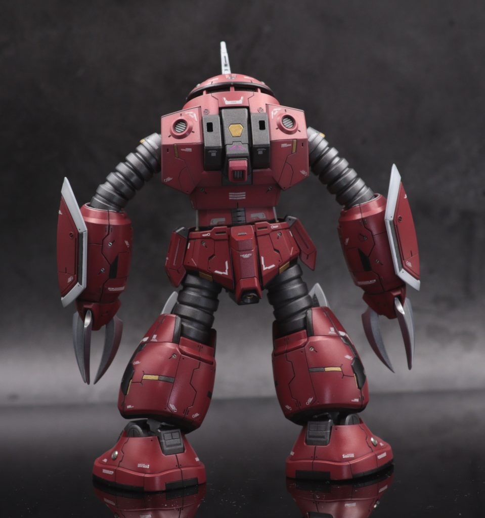 フォランテスを外した背中。