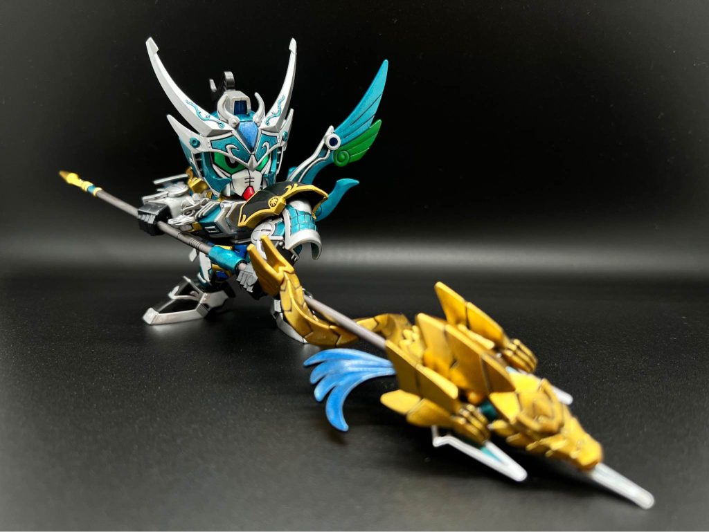 筆塗り全塗装 SDガンダム三国伝 – 趙雲ガンダム・飛影閃 (真三國無雙color ver.)–5枚目/制作者：KaTim