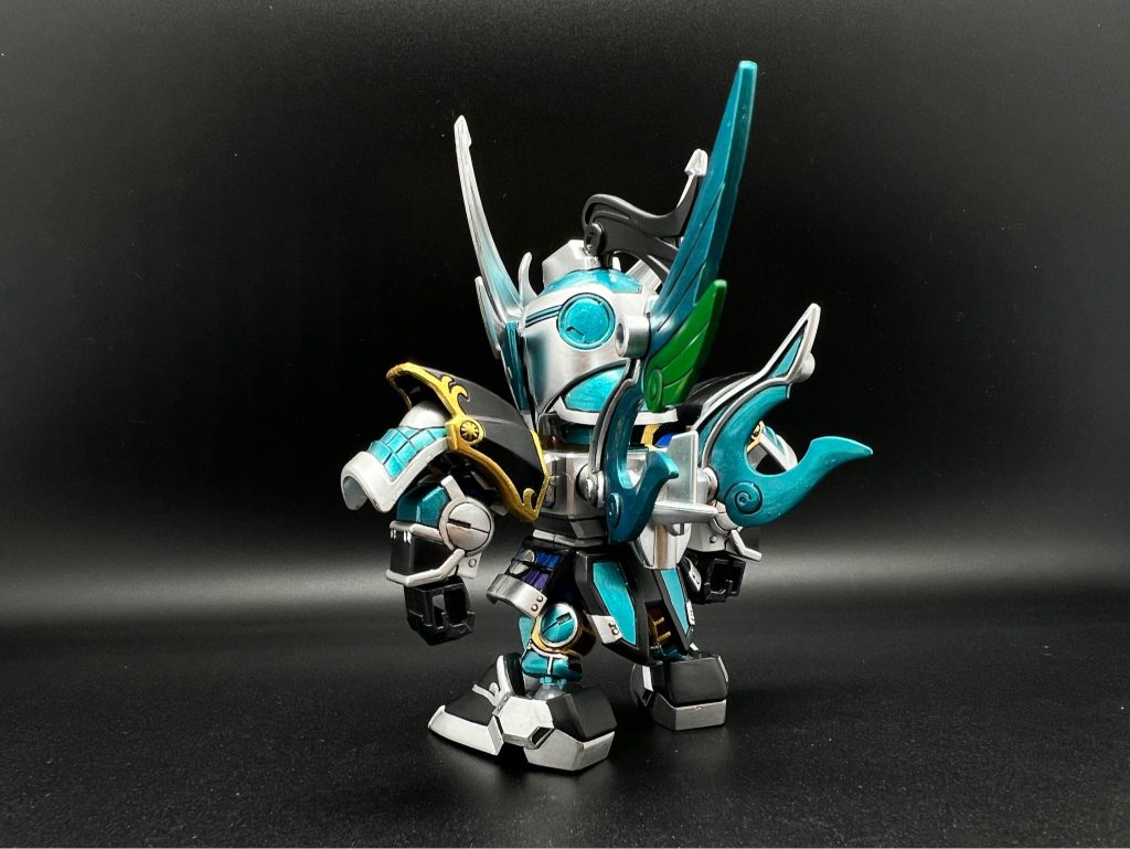 筆塗り全塗装 SDガンダム三国伝 – 趙雲ガンダム・飛影閃 (真三國無雙color ver.)–4枚目/制作者：KaTim