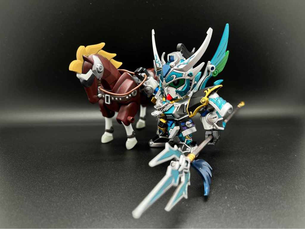 筆塗り全塗装 SDガンダム三国伝 – 趙雲ガンダム・飛影閃 (真三國無雙color ver.)–4枚目/制作者：KaTim