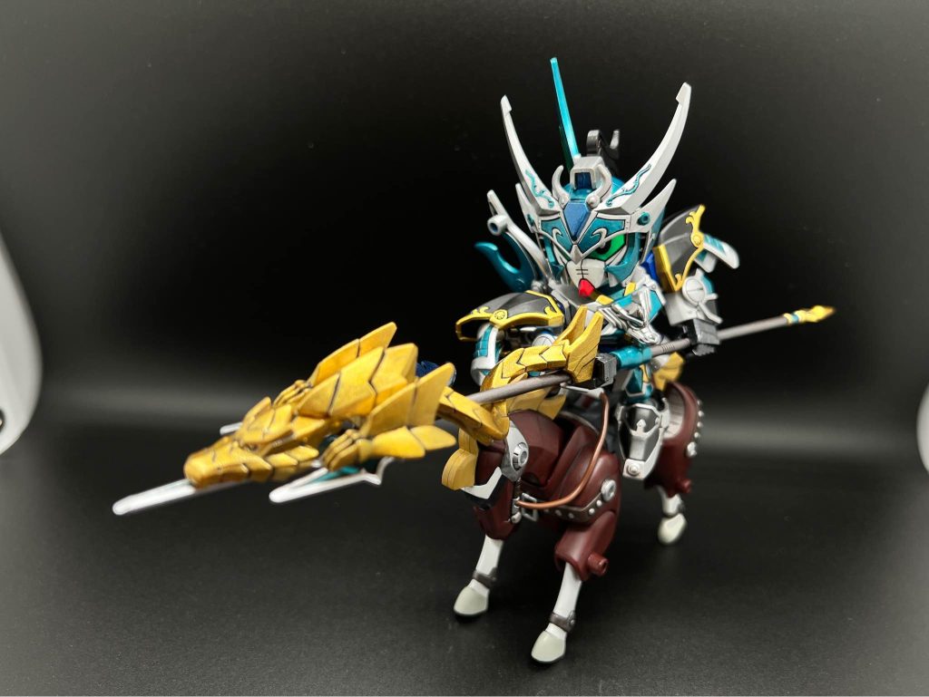 筆塗り全塗装 SDガンダム三国伝 – 趙雲ガンダム・飛影閃 (真三國無雙color ver.)–3枚目/制作者：KaTim