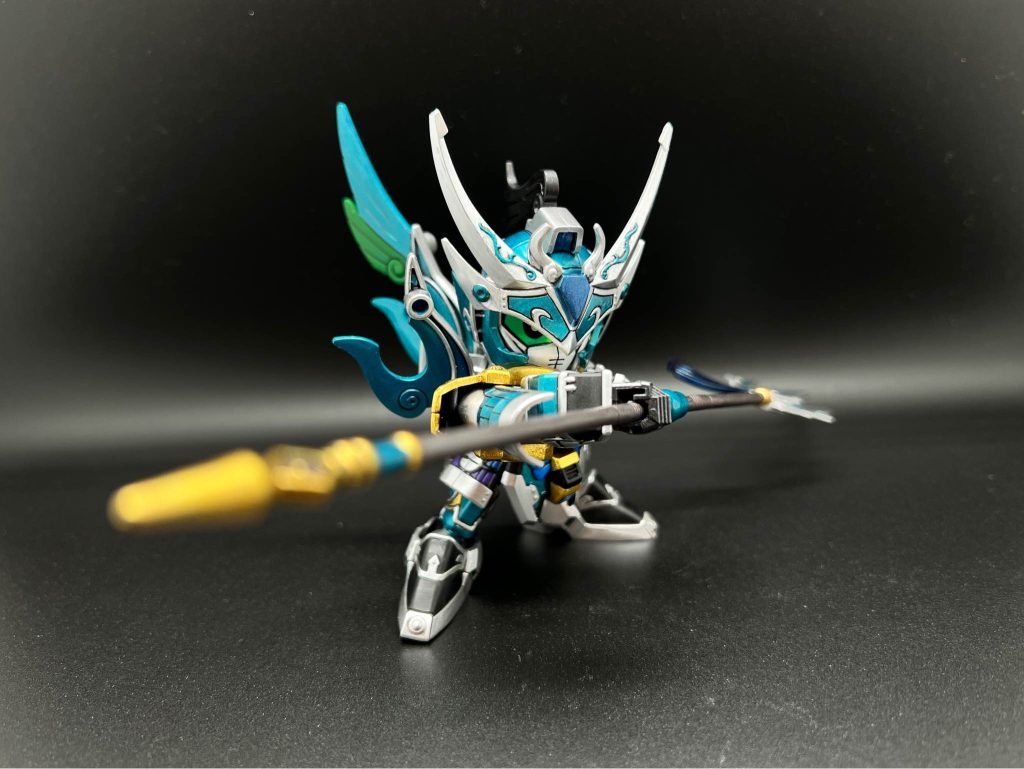 筆塗り全塗装 SDガンダム三国伝 – 趙雲ガンダム・飛影閃 (真三國無雙color ver.)–6枚目/制作者：KaTim