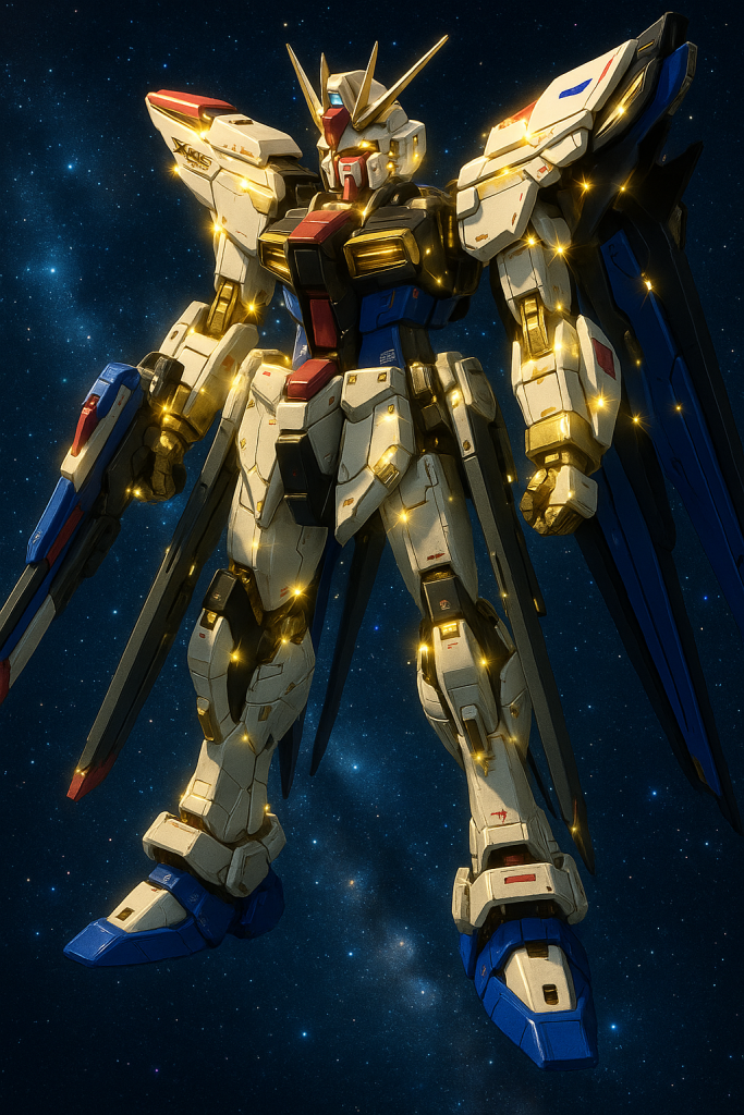 チャットGPTに「宇宙空間にいる感じ」「金色の部分を輝かせて」「目を光らせて」などムチャ振りしたら、めちゃくちゃにされました😅