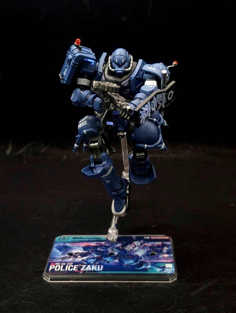 HG 軍警ザク 1機目完成–4枚目/制作者：しうまい