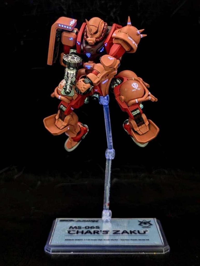 HG シャア専用ザク （軍警ザク改修）–5枚目/制作者：しうまい