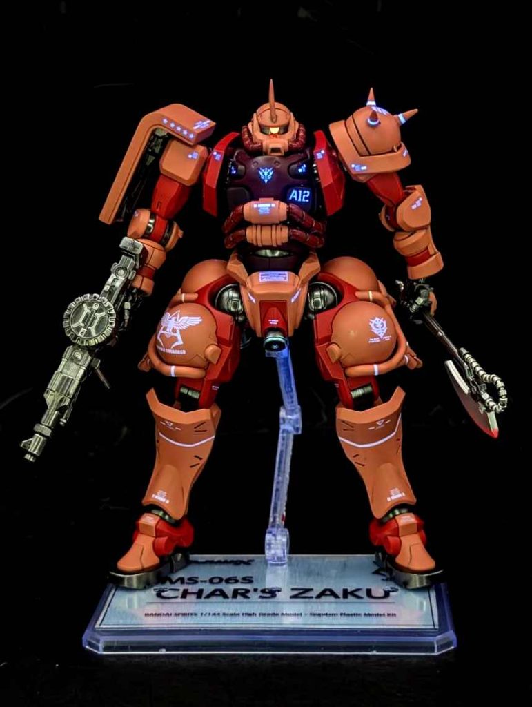 HG シャア専用ザク （軍警ザク改修）–4枚目/制作者：しうまい