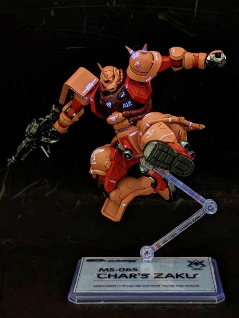 HG シャア専用ザク （軍警ザク改修）–6枚目/制作者：しうまい