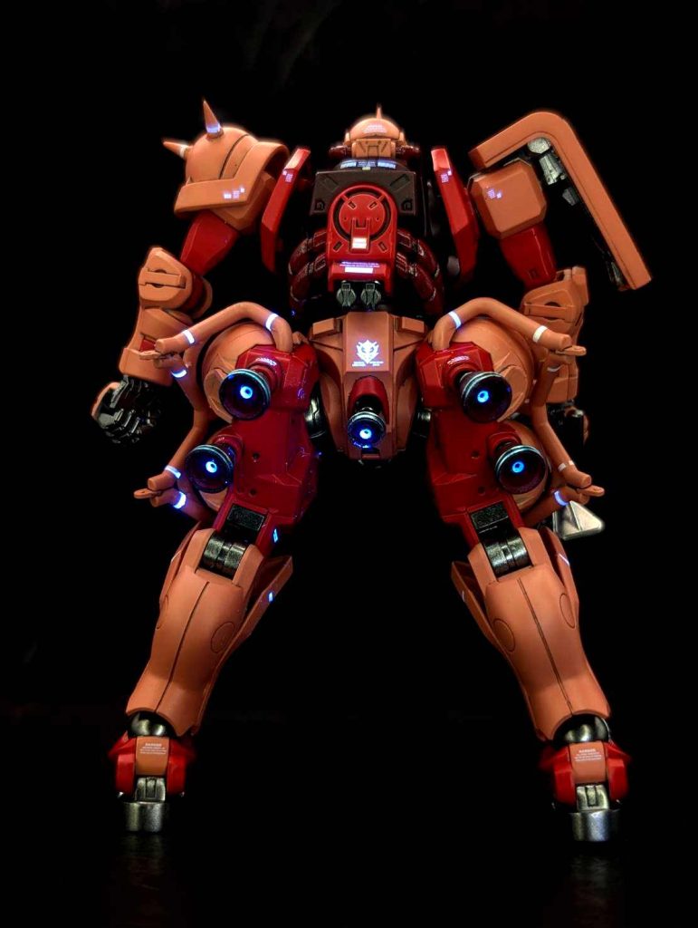 HG シャア専用ザク （軍警ザク改修）–8枚目/制作者：しうまい