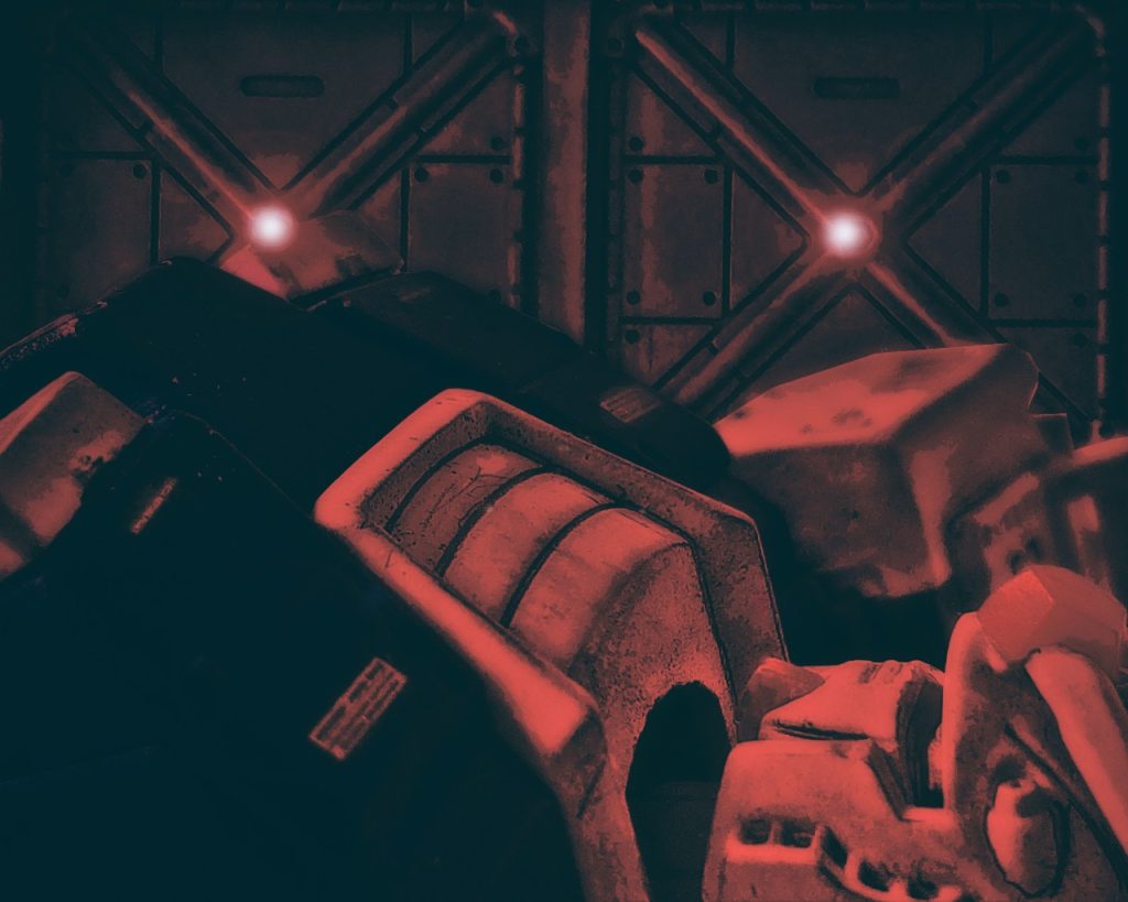 格納庫内は非常灯だけで薄暗かった。シャトルは地球軌道上の夜側に位置しており暗闇の中に停泊している。その為、灯りが外に漏れ敵に見つからないよう極限まで灯は落とされていた。チェスターは無線関係を調整しているとコクピット内にノイズ混じりの歌が聞こえてくる。(……この歌、……知っている？)〜僕たちはいつもいっしょ　うれしいこともかなしいことも今は少し遠いかもしれないけれど、見上げれば拡がる宇宙(そら)、いつもそばにいるからサヨナラじゃないよまたたく、小さな光達は、流れ星になって、むかえに来るよまたひとつになろう〜ゆっくりと落ち着いたメロディに何処か懐かしさを感じる。確かに聞いたことがある。しかし、何処で聞いたのか思い出せない。それよりどうしてコクピット内にこの歌が流れてきたのだろう？すると手前のパネルに外部から通信を知らせる赤いランプが光る。チェスターは周波数を合わせ受信する。「こちらはレーチェル・ミルスティーンです。中の方、取れますか？」「はい、どうぞ。チェスター・ハイマンです」通信を入れてきたのはこのシャトルで宇宙にMSを運んできた補給部隊のレーチェル・ミルスティーン中尉だ。「NT‐0は起動できそうですか？」「すみません、自分はメカニックでないので何とも言えませんが、今の所システムに異常はありません」「そうですか。可能な限り急いでください。地上のジャブローでジオンによる大規模な攻撃があったようですから」「ジャブローで?」「最もジャブローに大した損害はないようですが、どうやら地上から撤退する敵が上がり始めています」「了解しました、…あの、」「どうしました?」「いや先程、何処の無線を拾ったのか分からないのですが、歌が聞こえてきて…」「歌?……、ああ海賊放送の」「海賊放送?」「たまに拾うのです。誰が発信しているか分からないけど」「あの歌、何処かで聞いた気がするんですが思い出せなくて…」「あれは『宇宙の子守唄』ですわ」「ああ、そうか！」チェスターはその題名を聞いて思いだした。幼少の頃によく聞いた歌だ。養育テレビで流れていたり自身も幼稚園で歌った記憶が微かにある。