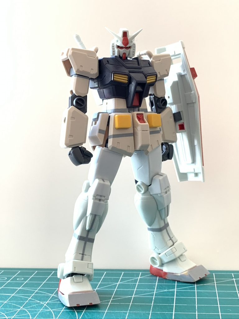 塗装前の状態。各所延長・幅増し・バランス調整・スジボリまで済ませて「さてVer.Kaっぽくガチに仕上げるぜ！」と思っていたのですが（笑）