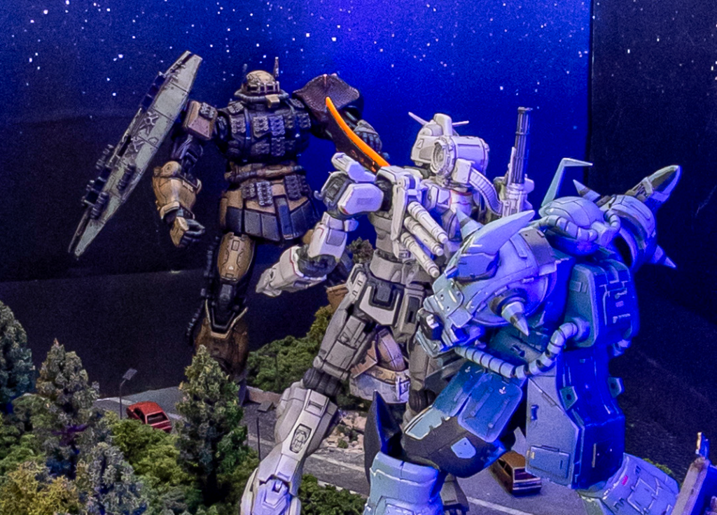 トリを飾るのは、前回良いとこ無しだったグフカスタムに無識別型ソラリ機を添えてわかり合えるかもしれないと感じた瞬間の悲しいシーンですね...そこがガンダムらしいと言えばらしいんですけども