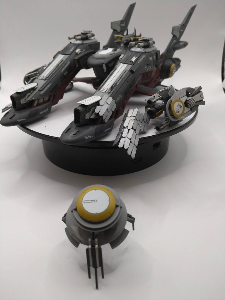 自作パーツは磁石で取り付けしております簡単に着脱可能です