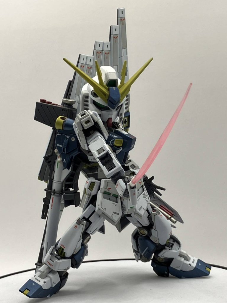 全塗装済みアンテナなどの部分の黄色はかなり調色し、オリジナルの色にしてます！