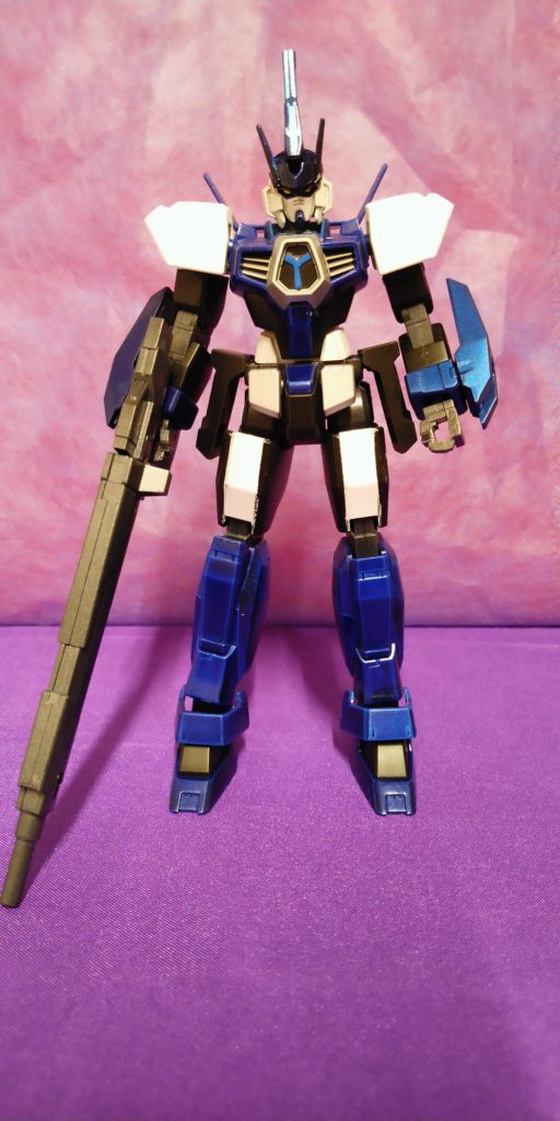 ガンダムAGE-Yロングドッズライフルで精密射撃を行う。