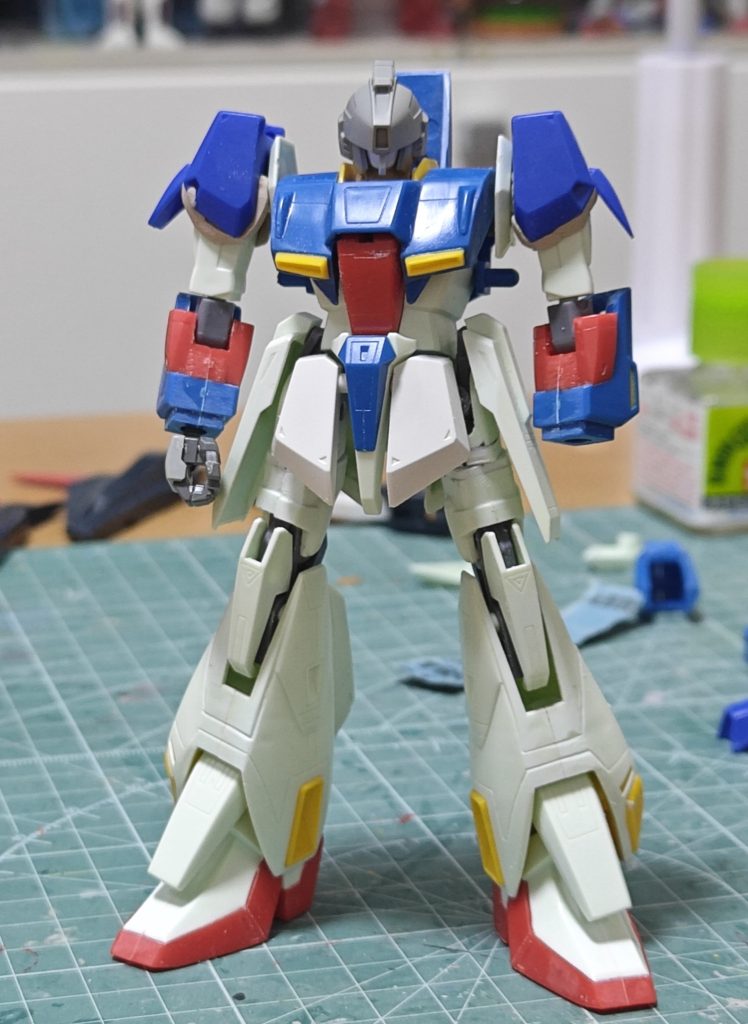 イメージ中。HG Zガンダムの改造からだから、頭の挿げ替えだけじゃないので地味に大変。
