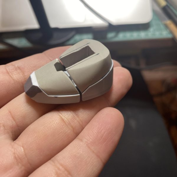 MG ザクⅡ ver1.0 制作中。足デカすぎたので、一からプラ板とパテで制作しました〜（4枚目）