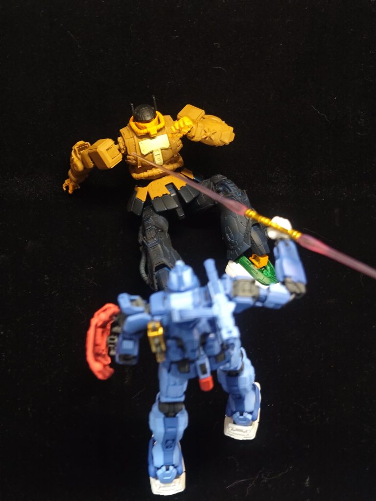 ついでにソラリ機をジャイアンカラーにしました構図に悪意はありません……-----------------------------------------------------------------------今回はMGクアンタ作成の息抜きに作成しました。なのでほぼほぼ塗装しただけでしたがサクッと作れて楽しかったです。さぁ、クアンタに戻ろう…