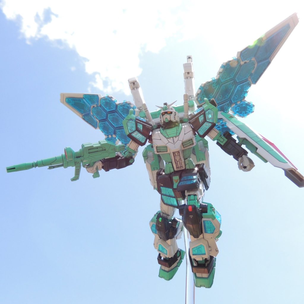 RX-78F00/E ガンダム (EX-001 グラスフェザー装備)|あやぽん RX-78F00/E ガンダム (EX-001 グラスフェザー装備)|あやぽん