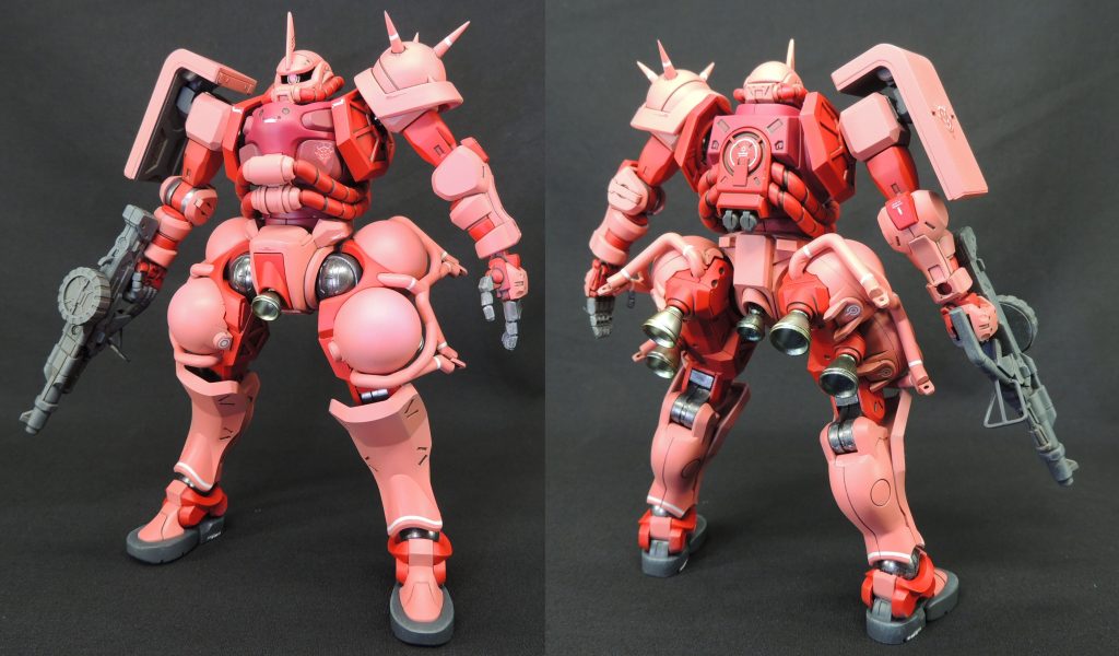 1/144ＭＳ-06Ｓシャア専用ザク(ジークアクス版)–2枚目/制作者：あやぽん